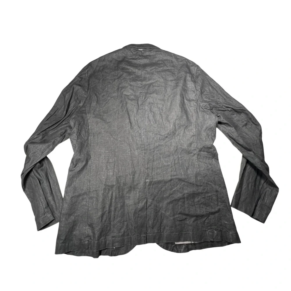 Five Four Senwood Blazer Mens 2XL Black Linen Lightweight Sport Coat Breathable